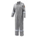 Black Stallion CF2118-GY 7 oz FR Cotton Reflective Coveralls (NFPA 2112 / 70E), Gray