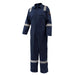 Black Stallion CF2118-NV 7 oz FR Cotton Reflective Coveralls (NFPA 2112 / 70E), Navy