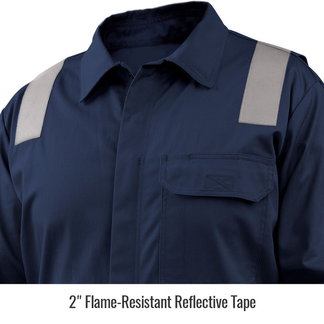 Reflective Tape — Black Stallion CF2118-NV reflective coveralls