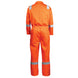 Back view of the Black Stallion CF2118-OR reflective coveralls