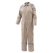 Black Stallion CF2118-ST 7 oz FR Cotton Reflective Coveralls (NFPA 2112 / 70E), Stone
