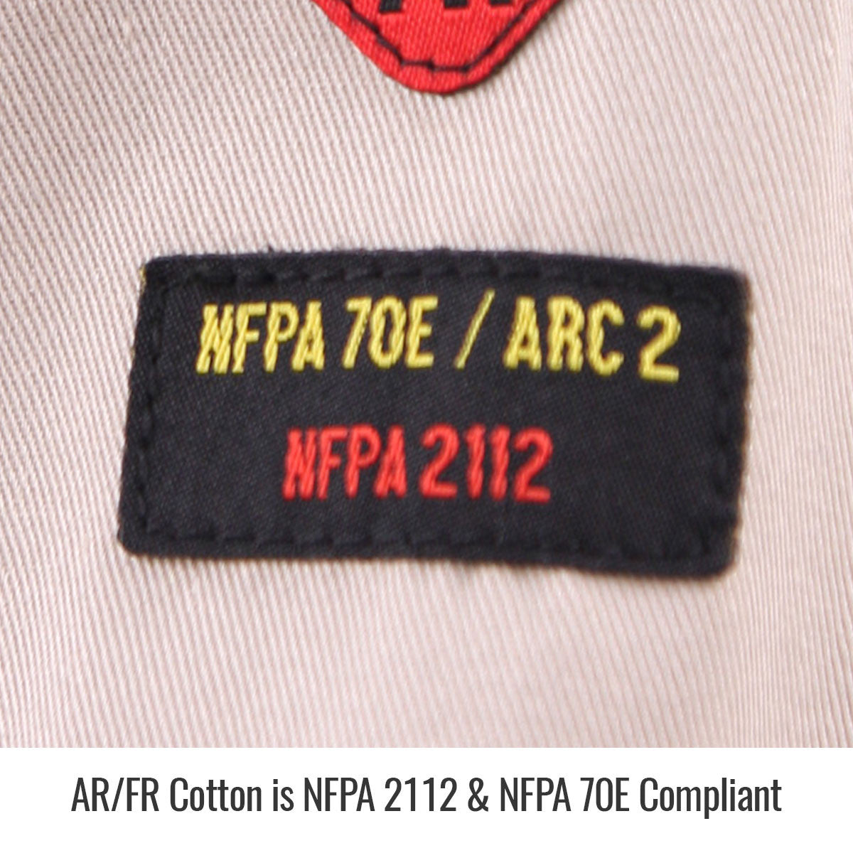 Ar/fr Cotton is NFPA 2112 & NFPA 7oqe Compliant — Black Stallion CF2118-ST reflective coveralls