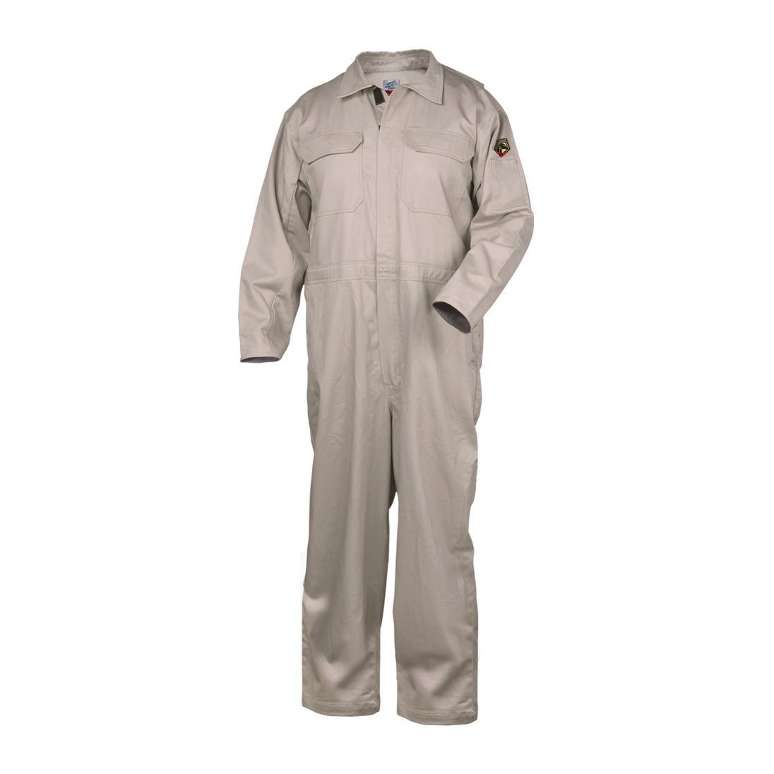 Black Stallion CF2215-ST 9 oz FR Cotton Coveralls (NFPA 2112 / 70E), Stone