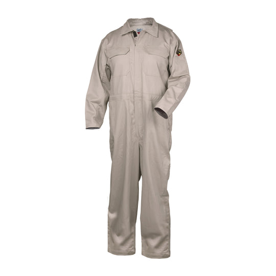 Black Stallion CF2215-ST 9 oz FR Cotton Coveralls (NFPA 2112 / 70E), Stone