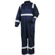 Black Stallion CF2216-NV 9 oz FR Cotton Reflective Coveralls (NFPA 2112 / 70E), Navy