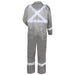 Back view of the Black Stallion CF2216-ST reflective coveralls