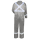 Back view of the Black Stallion CF2216-ST reflective coveralls