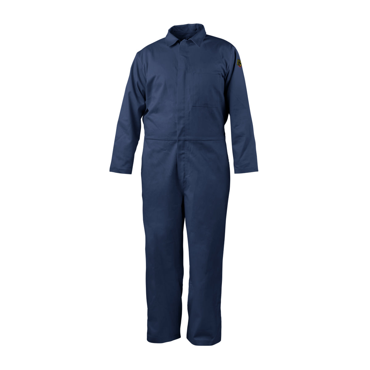 Black Stallion CF4017-NV 7 oz FR 88/12 Cotton Coveralls (NFPA 2112 / 70E), Navy