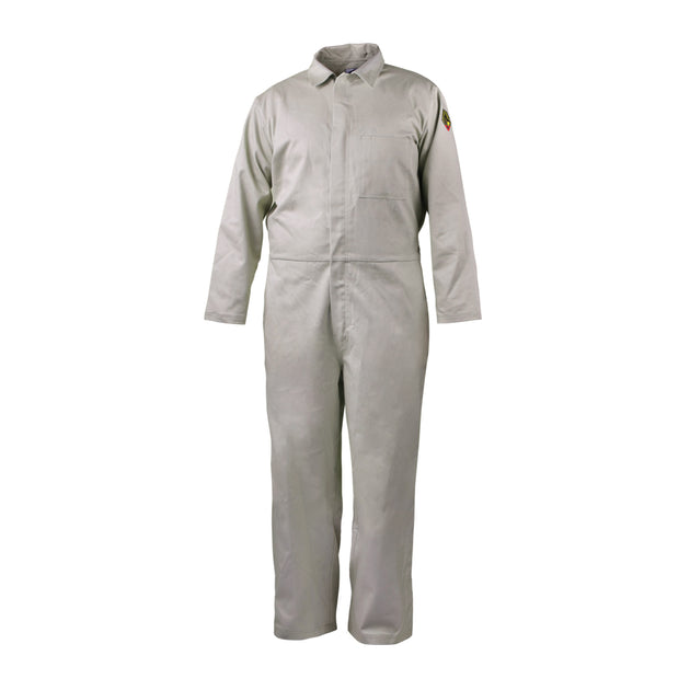 Black Stallion CF4017-ST 7 oz FR 88/12 Cotton Coveralls (NFPA 2112 / 70E), Stone