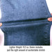 Lighter weight 10.5 oz denim with comfortable stretch — Black Stallion FD10-34P product