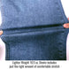 Lighter weight 10.5 oz denim with comfortable stretch — Black Stallion FD10-34P product