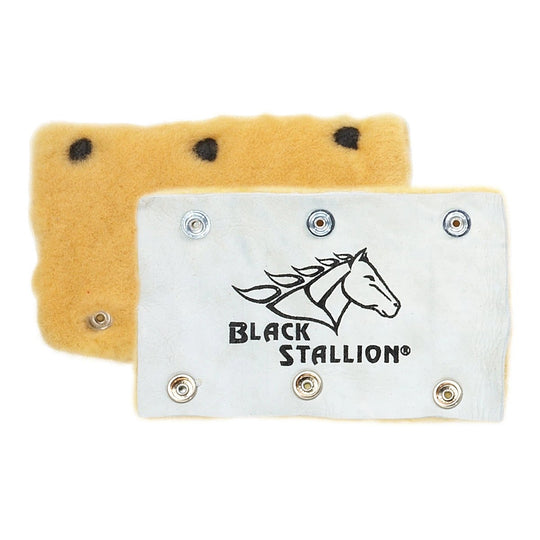 Black Stallion FH Genuine Sheepskin Helmet Headgear Padding (For Front)