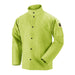 Black Stallion FL9-30C 9 oz FR Cotton 30 Inch Jacket, Lime Green