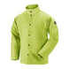 Black Stallion FL9-30C 9 oz FR Cotton 30 Inch Jacket, Lime Green