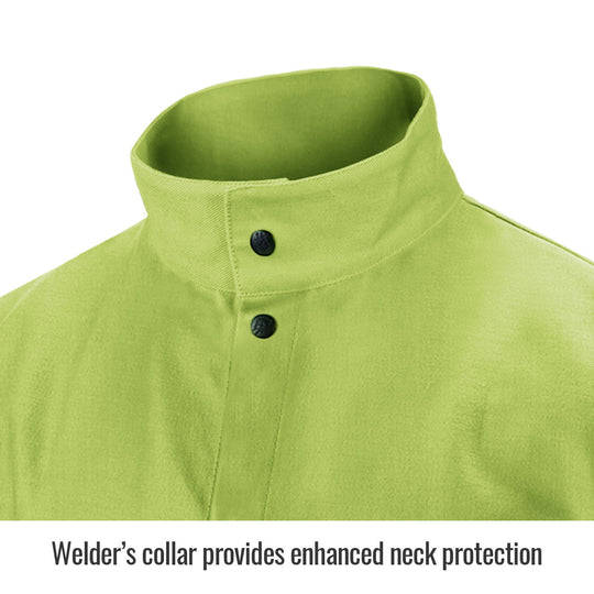 Collar provides enhanced neck protection — Black Stallion FL9-30C inch jacket