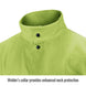 Collar provides enhanced neck protection — Black Stallion FL9-30C inch jacket