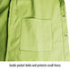 Inside pocket holds and protects small items — Black Stallion FL9-30C inch jacket