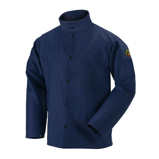 Black Stallion FN9-30C 9 oz FR Cotton 30 Inch Jacket, Navy