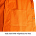 Inside pocket holds and protects small items — Black Stallion FO9-30C inch jacket