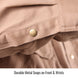 Durable Metal Snaps on Front & Wrists — Black Stallion FS7-KHK work shirt