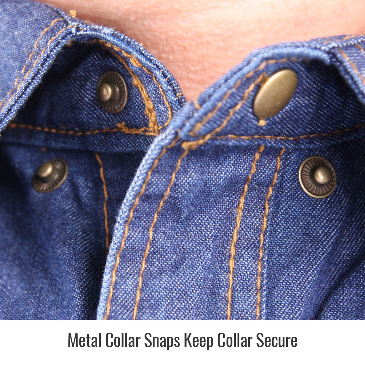 Detail view 1 of the Black Stallion FS8-DNM work shirt