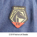 EZ ID FR Patch on left shoulder — Black Stallion FS8-DNM work shirt