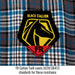 FR Cotton Twill meets ASTM D6413 standards for flame resistance — Black Stallion FS9-PGY work shirt