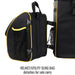 Helmet/utility Sling Bag detaches for solo carry — Black Stallion GB300 accessory