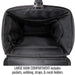 Large Main Compartment includes pockets, webbing, straps, & mesh holders — Black Stallion GB300 accessory