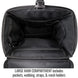 Large Main Compartment includes pockets, webbing, straps, & mesh holders — Black Stallion GB300 accessory