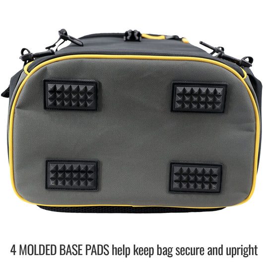 Molded Base Pads help Keep bag secure and upright — Black Stallion GB300 accessory