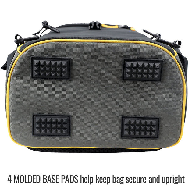 Molded Base Pads help Keep bag secure and upright — Black Stallion GB300 accessory
