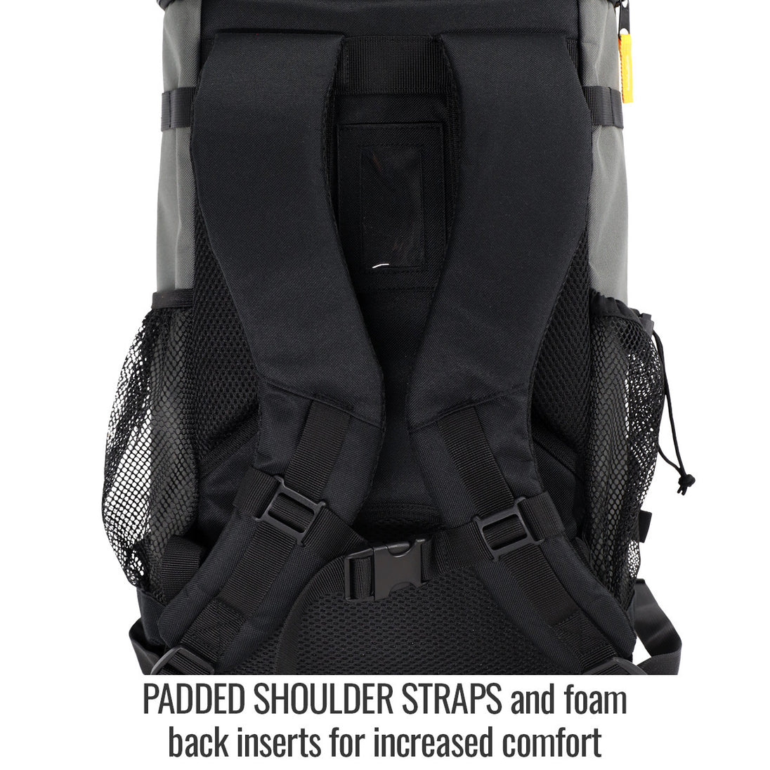 Padded Shoulder Straps and foam back inserts for increased comfort — Black Stallion GB300 accessory