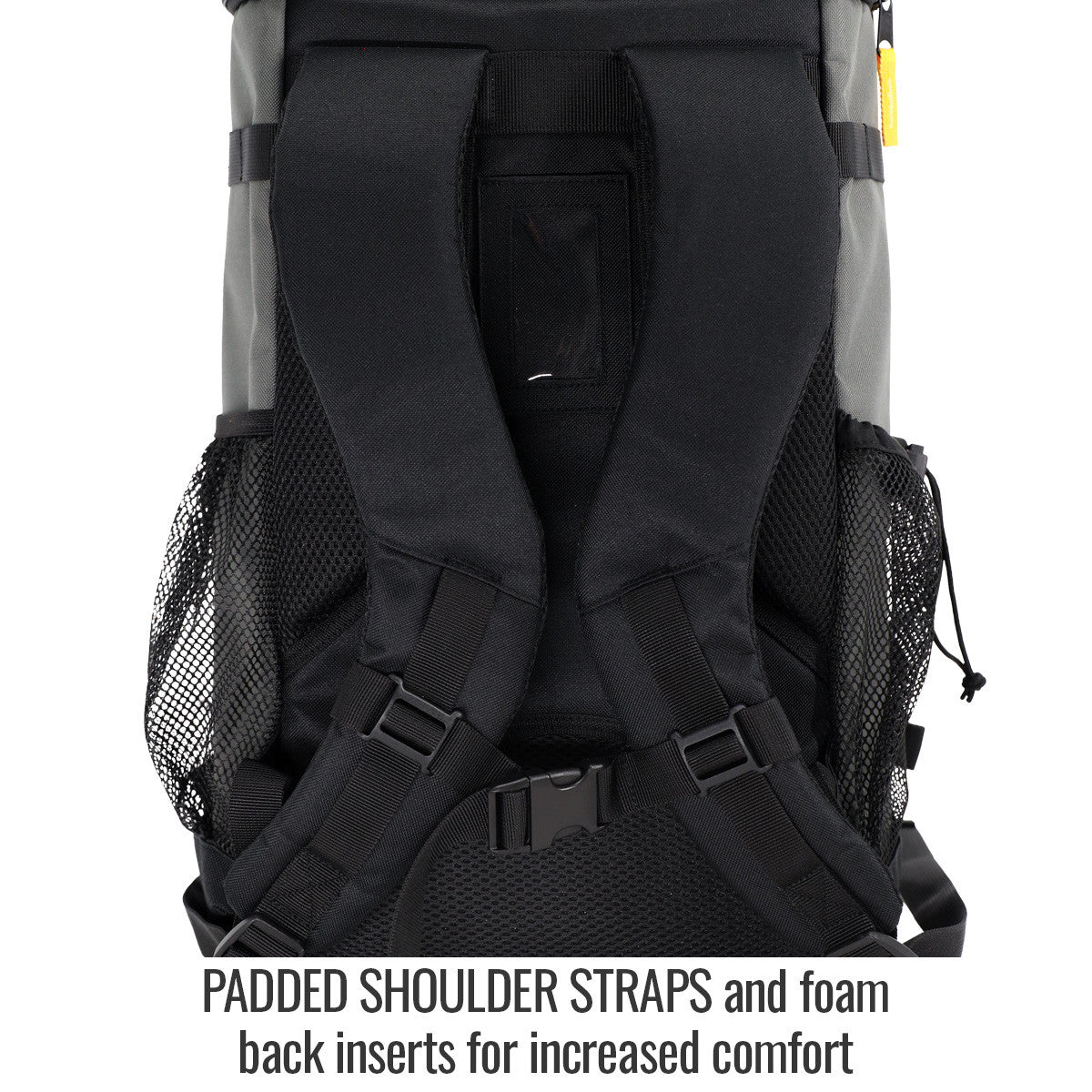 Padded Shoulder Straps and foam back inserts for increased comfort — Black Stallion GB300 accessory