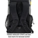 Padded Shoulder Straps and foam back inserts for increased comfort — Black Stallion GB300 accessory