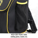 Mesh Side Pocket holds welding gloves, beanie, etc — Black Stallion GB350 utility bag