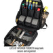 Lots OF Interior Pockets Keep tools secure and organized — Black Stallion GB400 accessory