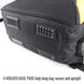 Molded base pads keep bag secure and upright — Black Stallion GB400 accessory