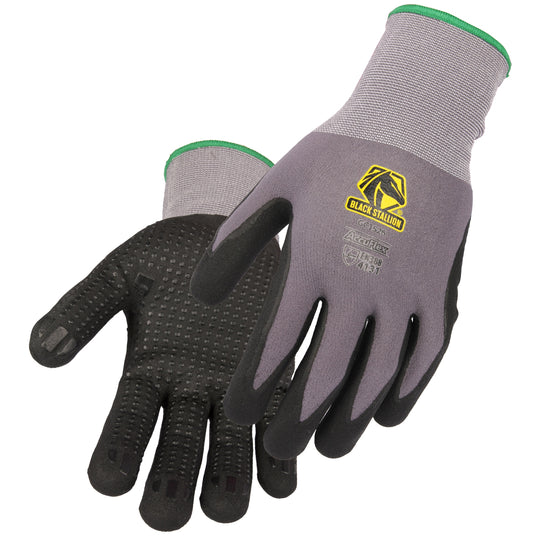 Black Stallion GC1526-GB 15G Nylon/Spandex Nitrile Micro Foam Coated With Dots Glove