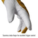 Seamless index finger for excellent trigger control — Black Stallion GM1510-WT mig glove