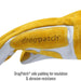 DragPatch® side padding for insulation & abrasion resistance — Black Stallion GM1611-WT mig glove