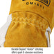 Durable Dupont™ Kevlar® stitching offers spark & abrasion resistance — Black Stallion GM1611-WT mig glove