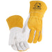 Black Stallion GM1615-WT Grain Cowskin Palm, Cowhide Back MIG Welding Gloves