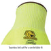 Seamless knit cuff for a comfortable fit — Black Stallion GR5030-HR blend glove