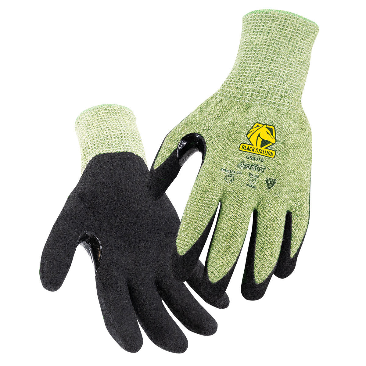Black Stallion GR5050-OB A4 Cut Resistant And Arc Rated Neoprene Coated 13G HPPE Blend Glove