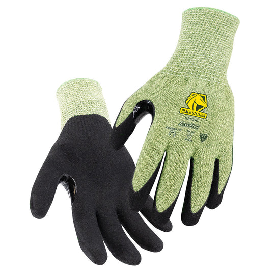 Black Stallion GR5050-OB A4 Cut Resistant And Arc Rated Neoprene Coated 13G HPPE Blend Glove