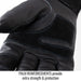 Palm Reinforcements provide extra strenesth & protection — Black Stallion GS3030-BK stick glove