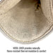 Wool liner provides naturally flame-resistant thermal insulation — Black Stallion GS4025-AB welding glove