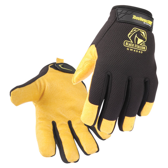 Black Stallion GW4040-BY Toolhandz® Core Pig Grain Leather Palm Winter Ergonomic Gloves