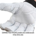 Cowhide Palm Patches provide extra reinforcement in key stress area — Black Stallion GX3025-BW ergonomic gloves